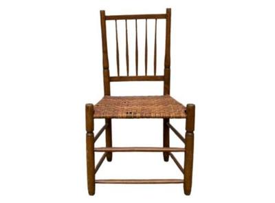 Sale Photo Thumbnail #19: Vintage Arrow Back Chair With Woven Split Reed Seat