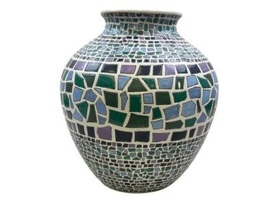 Sale Photo Thumbnail #88: Large Chinese Handmade Mosaic Vase