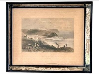 Sale Photo Thumbnail #48: England - Whitehaven Harbor St. Bees Head - Print By Bartlett