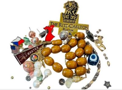 Sale Photo Thumbnail #188: Misc Beads, Pins Etc