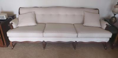 LOUIS XV STYLE UPHOLSTERED SOFA