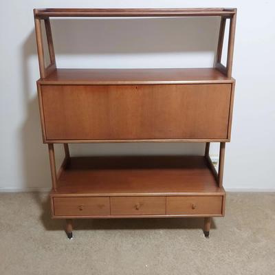 MID-CENTURY SECRETARY DESK