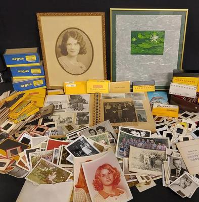 HUGE LOT OF FAMILY PHOTOS AND SLIDES FROM THE 60s