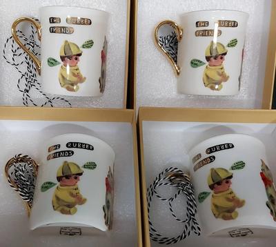 MUGS BY "LITTLE THING X NATHALIE LETE" - LOT OF SIX