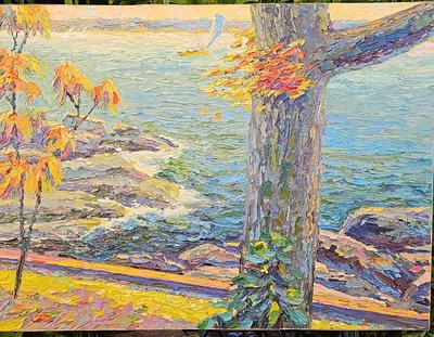 "AUTUMN BREEZE" SIGNED BY DAVID MACINNES