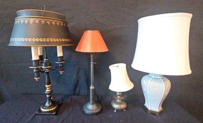 FOUR GORGEOUS LAMPS