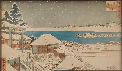 FRAMED JAPANESE WOODBLOCK PRINT