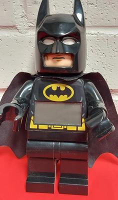 TOY LOT WITH LEGO BATMAN ALARM CLOCK, BARBIE, AND TOY CARS