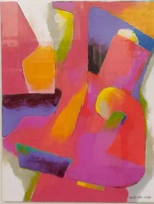 BRILLIANT ABSTRACT PAINTING BY DAVID MACHINES