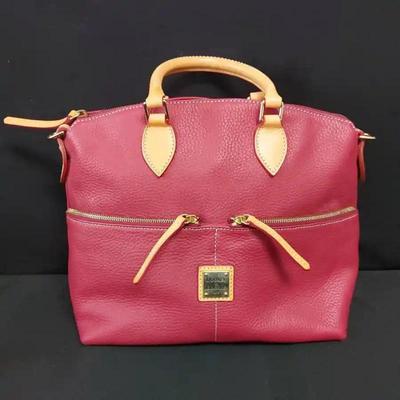 Cherry colored dooney bourke purse (authentic)