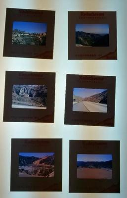 LARGE LOT OF TRAVEL SLIDES DATED 1969-1977