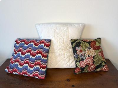 Trio Of Throw Pillows 