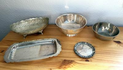 Grouping Of Silverplate 