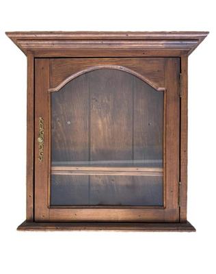Solid Wood Medicine Cabinet With Glass Door 