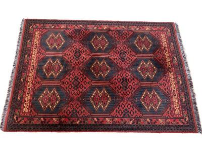 French Made Oriental Style Wool Rug 