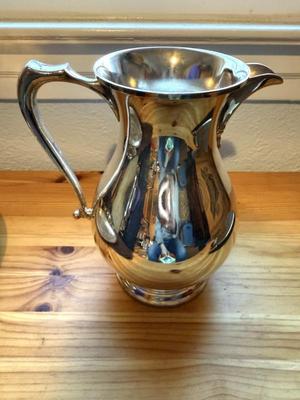 Italian Silverplate Water Pitcher 
