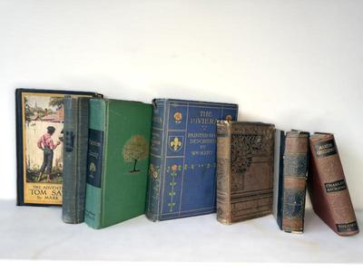 Grouping Of Antique Books 