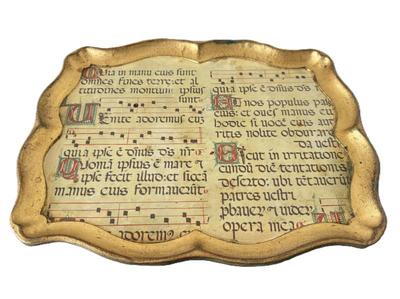 Sezzatini Firenze Hand-Painted Italian Tray