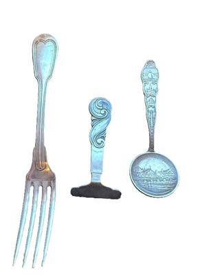 Trio Of Silver Pieces - Two Sterling 