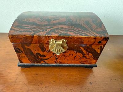 Tortoiseshell Style Jewelry Box 