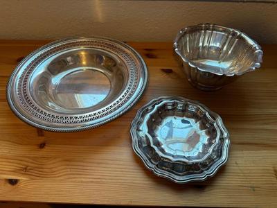 Silver Plated Serving Grouping - Four Pieces 