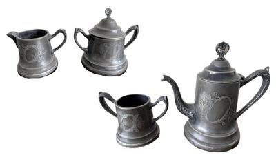 Pewter Tea Set 