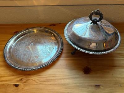 Silver Plated Serving Duo 