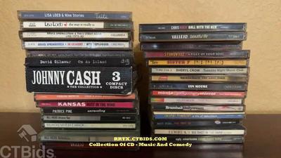 Collection of cd music and comedy rrtx ctbids.com