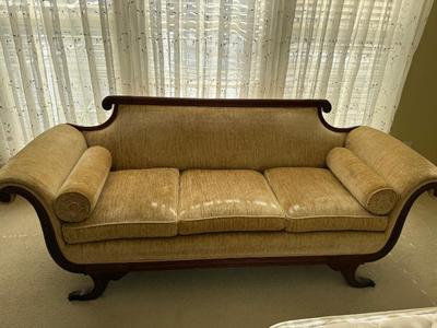 Sale Photo Thumbnail #22: Duncan Phyfe style couch