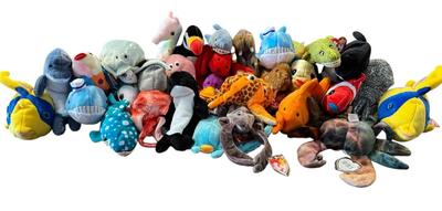 RA510 - TY Beanie Babies, Sea Life and Retired Beanies - 30
