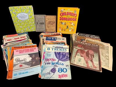 RJ2100 - Large Collection of Vintage Sheet Music