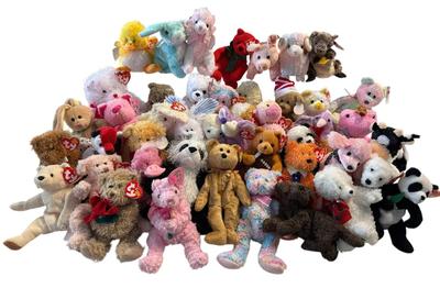 RA522 - TY Beanie Baby Mixed Group #2 (chenille, Soft, Etc.) - 45