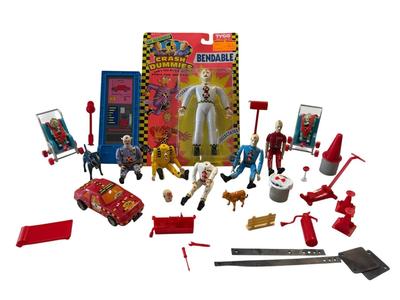 RA526 - Vintage Crash, Dummies Toy Lot – Figurines, Vehicles, And Accessories - 31