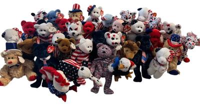 RA507 - TY Beanie Babies, Patriotic Group and Retired Beanies - 35