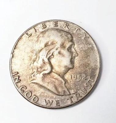 1952 franklin silver half dollar lot a)