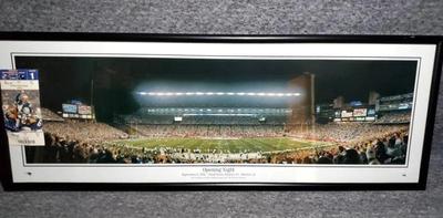 Panoramic photo of opening night gillette stadium 2002