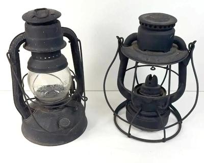 Antique dietz lanterns