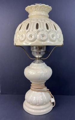 Vintage ceramic moon and star gone with the wind lamp