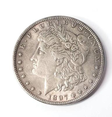 1897 morgan silver dollar coin