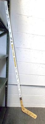 Signed boston bruins hockey stick