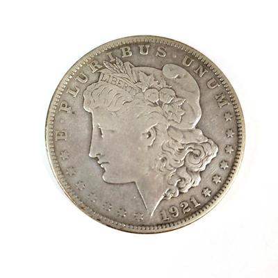 1921 s morgan silver dollar