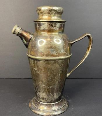 Vintage silverplated cocktail shaker