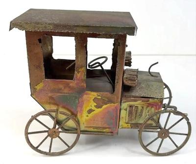 Vintage metal car music box