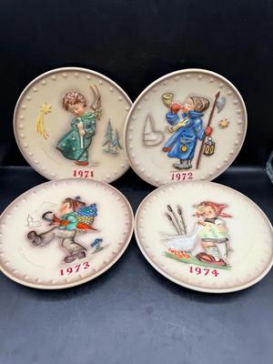  Goebel M.J. Hummel Annual Plates 1971-1974