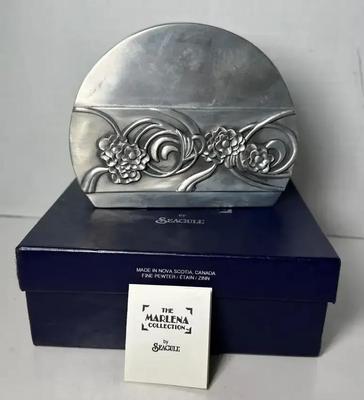 Seagull The Marlena Collection Fine Pewter Napkin Holder