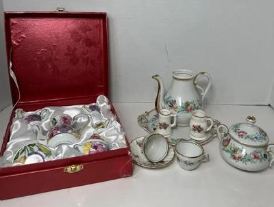 Porcelain Vintage Miniature Tea Sets