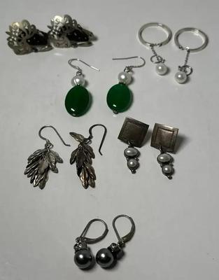 Artistic & Vintage 925 Silver Earrings 
