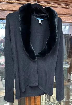 White & Warren Silk & Cashmere Cardigan