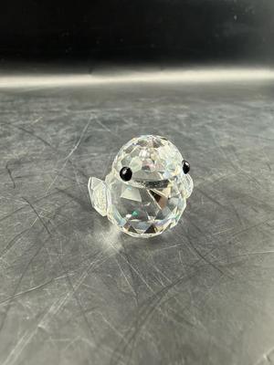 Retired Swarovski Silver Crystal Mini Sparrow Bird Figurine