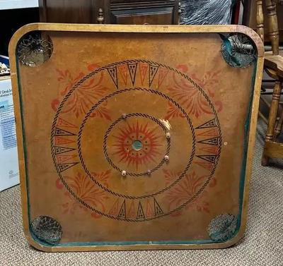 Two Sided Early Carom Game Board